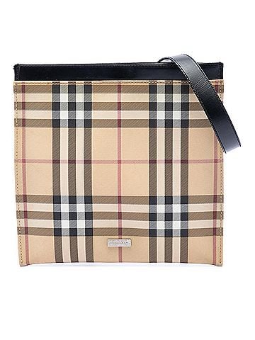 Burberry House Check Coated Canvas Crossbody (view 1)