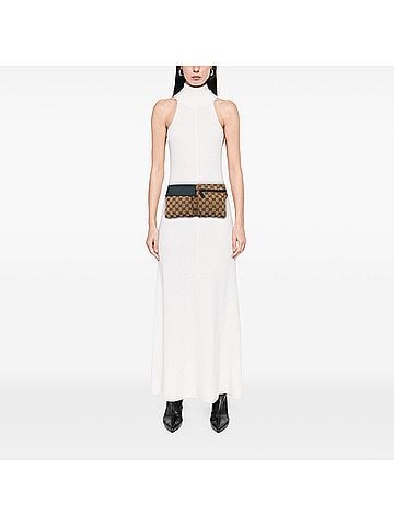 Gucci GG Canvas Web Double Pocket Belt Bag (view 2)