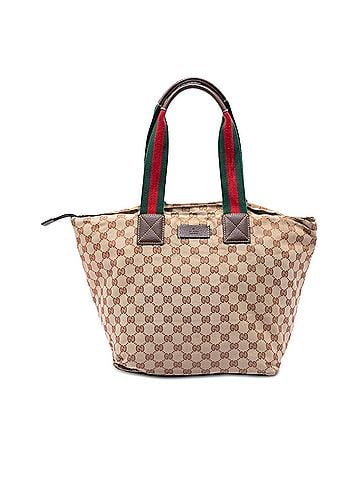 Gucci GG Canvas Web Tote (view 1)