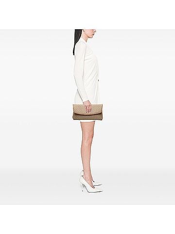 Céline Macadam Coated Canvas Clutch (view 2)