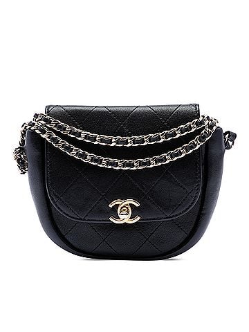 Chanel Small CC Quilted Lambskin Messenger Flap (view 1)