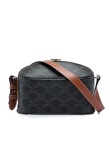 Céline Triomphe Coated Canvas Lunch Box Bag (view 1)
