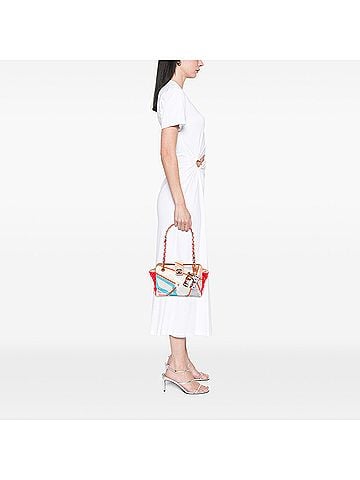 Chanel CC Quilted Printed Canvas and Sequins Arc De Triomphe Shoulder Bag (view 2)