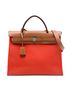 Hermès 100% Canvas Orange Toile Herbag Zip 31 One size - photo 1
