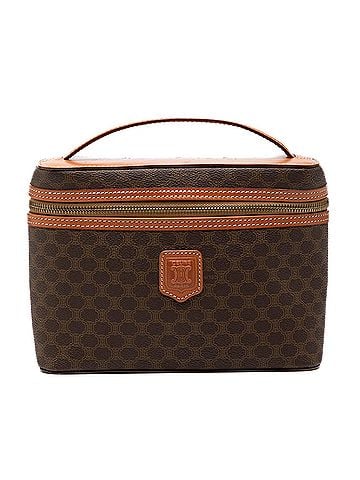 Céline Macadam Coated Canvas Vanity Bag (view 1)