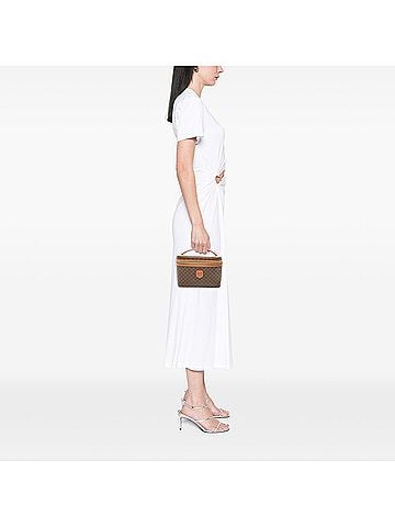 Céline Macadam Coated Canvas Vanity Bag (view 2)