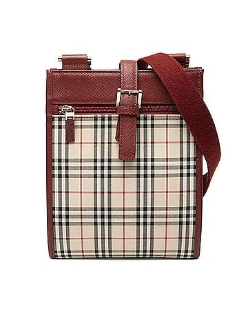 Burberry House Check Canvas Crossbody (view 1)