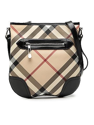Burberry Supernova Check Coated Canvas Dryden Crossbody (view 1)