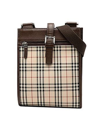 Burberry House Check Canvas Crossbody (view 1)