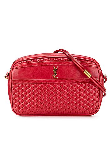 Saint Laurent Quilted Lambskin Victoire Camera Bag (view 1)