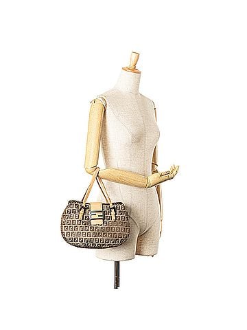 Fendi Zucchino Canvas Handbag (view 2)