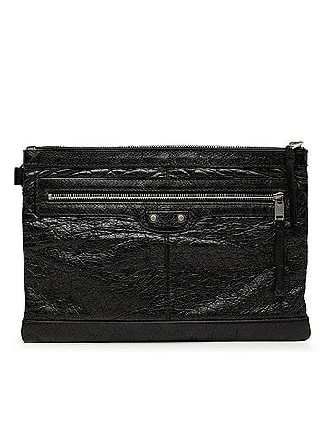 Balenciaga Lambskin Motocross Classic Clip Clutch M (view 1)