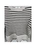 Magaschoni Stripes Black Ivory Wool Pullover Sweater Size L - photo 5