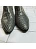 Rag & Bone 100% Leather Snake Print Black White Ankle Boots Size EU 36 - photo 7