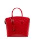 Louis Vuitton 100% Leather Red Monogram Vernis Lockit PM One size - photo 1