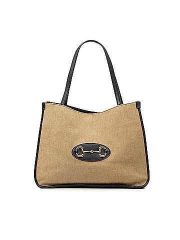 Gucci Medium Canvas Horsebit 1955 Tote (view 1)