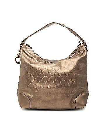 Gucci Metallic Guccissima Heart Bit Shoulder Bag (view 1)