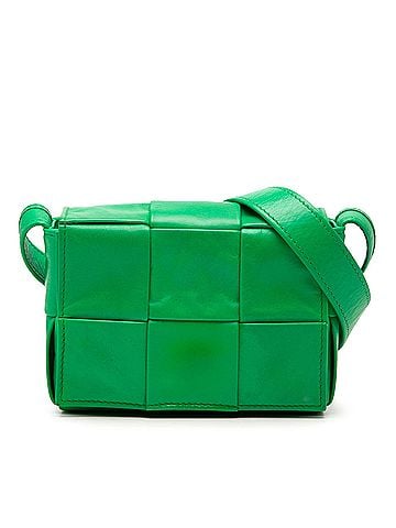 Bottega Veneta Candy Nappa Intrecciato Cassette Crossbody (view 1)