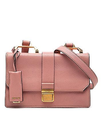 Miu Miu Goatskin Madras Crossbody (view 1)
