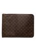 Louis Vuitton 100% Coated Canvas Brown Monogram Poche Documents Portfolio One size - photo 1