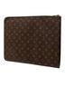 Louis Vuitton 100% Coated Canvas Brown Monogram Poche Documents Portfolio One size - photo 3