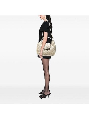 Gucci Medium Guccissima Emily Flap Satchel (view 2)