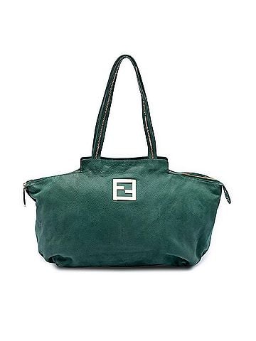 Fendi Medium FF Nubuck Chains Tote (view 1)