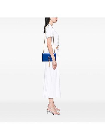Saint Laurent Medium Smooth Calfskin Monogram Kate Tassel Crossbody (view 2)
