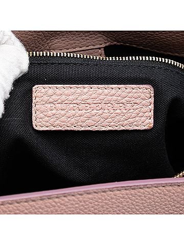 Burberry Medium Calfskin and House Check Banner Satchel (view 2)