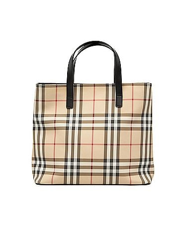 Burberry House Check Coated Canvas Tote (view 1)