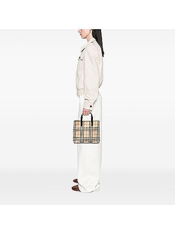 Burberry House Check Coated Canvas Tote (view 2)