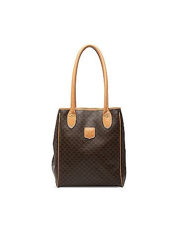 Céline Macadam Coated Canvas Tote (view 1)