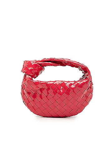 Bottega Veneta Mini Patent Intrecciato Jodie (view 1)