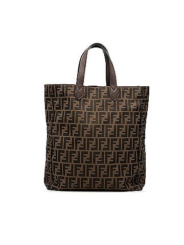 Fendi Zucca Canvas Vertical Shopping Tote (view 1)