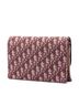 Dior 100% Canvas Red Oblique Canvas Saddle Wallet On Chain One size - photo 3