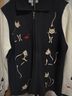 TanJay 100% Acrylic Black Ivory Cardigan Size M - photo 4