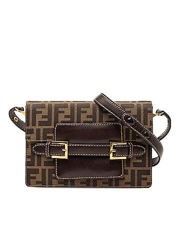 Fendi Zucca Canvas Shoulder Bag (view 1)
