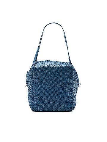 Bottega Veneta Nappa Intrecciato Cube Shoulder Bag (view 1)