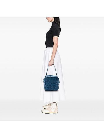 Bottega Veneta Nappa Intrecciato Cube Shoulder Bag (view 2)