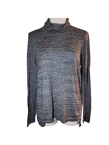 White + Warren Funnel Neck Sweater Turtleneck Sweater (view 1)