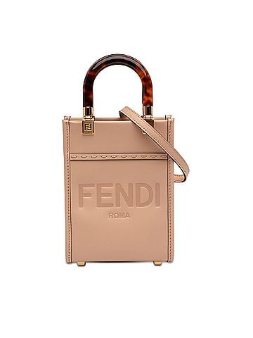 Fendi Mini Leather Sunshine Shopper Tote (view 1)