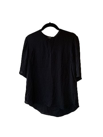 Theory Antazie-Classic Short Sleeve Blouse (view 1)
