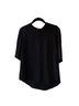 Theory 100% Silk Black Short Sleeve Blouse Size XS - photo 1
