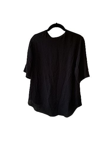 Theory Antazie-Classic Short Sleeve Blouse (view 2)