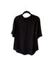 Theory 100% Silk Black Short Sleeve Blouse Size XS - photo 2