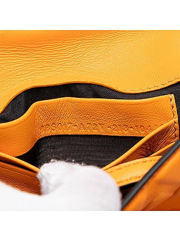 Fendi Mini Zucca Embossed Leather Baguette Satchel (view 2)
