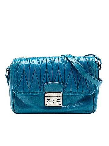 Miu Miu Matelasse Lambskin Flap Crossbody (view 1)