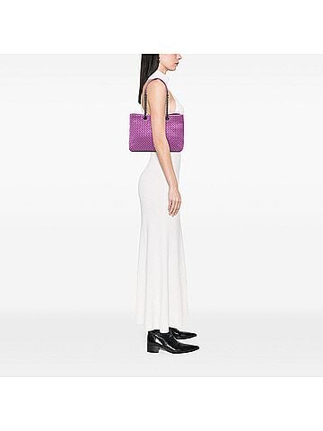 Bottega Veneta Medium Nappa Intrecciato Double Chain Tote (view 2)