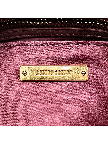 Miu Miu Vitello Shine Trapu Crossbody (view 2)