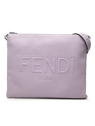 Fendi Calfskin Roma Flat Messenger Bag (view 1)